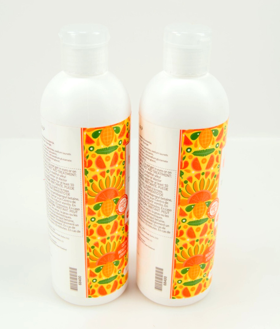 2 Bottles Of Scentsy Dish Soap Mandarin & Mango Nectar Scent 16 fl. oz.