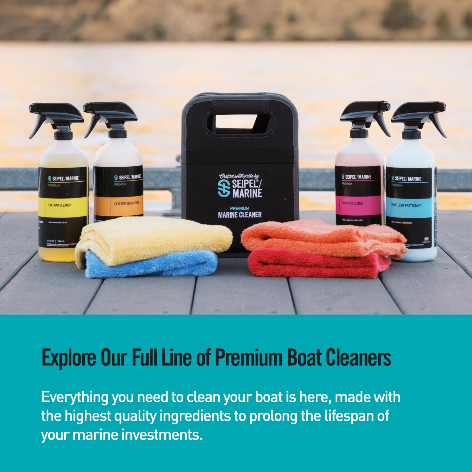 Boat Interior Protectant Spray 32oz – Vinyl Cleaner & UV Protectant for Boats…