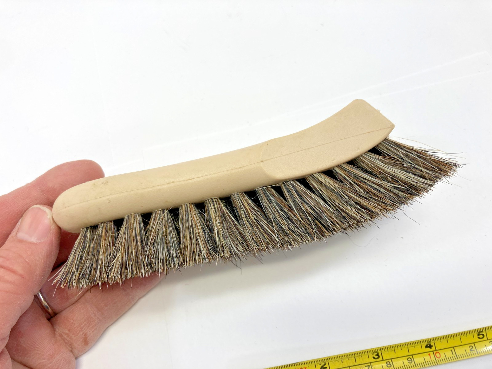 Hand Held Palm Size Scrub Brush.