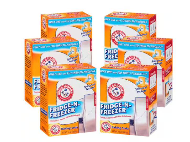 Arm & Hammer Fridge-N-Freezer Baking Soda, 14 Oz. – Pack of 6