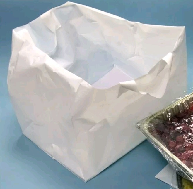 LK Packaging TO2214 Poly Take Out Bag w/ Handles – 22″ x 15 1/4″ x 14″ 100pcs
