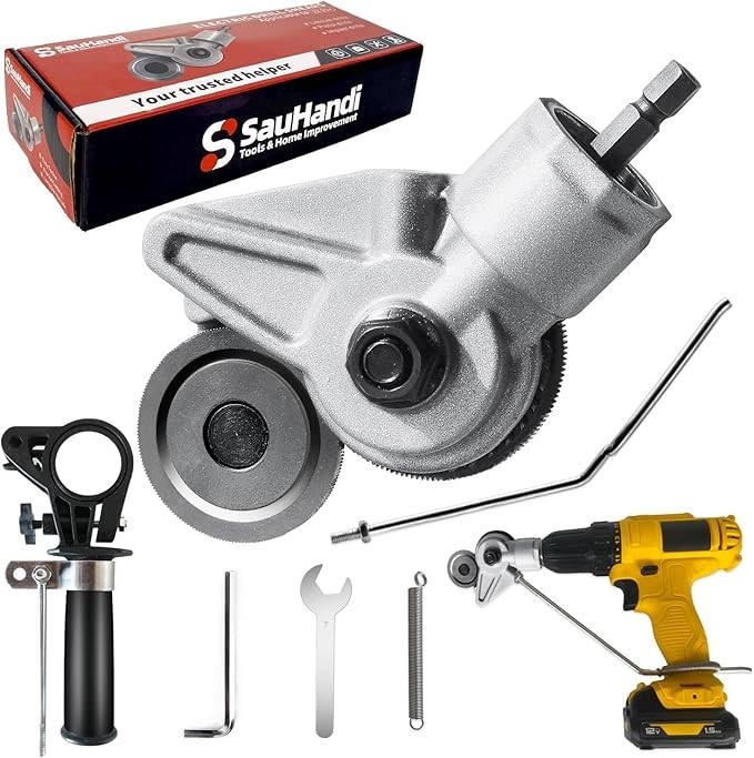 Drill Cut Pro Metal Cutting Adapter-Electric Drill Plate Cutter,Upgraded Sheet M