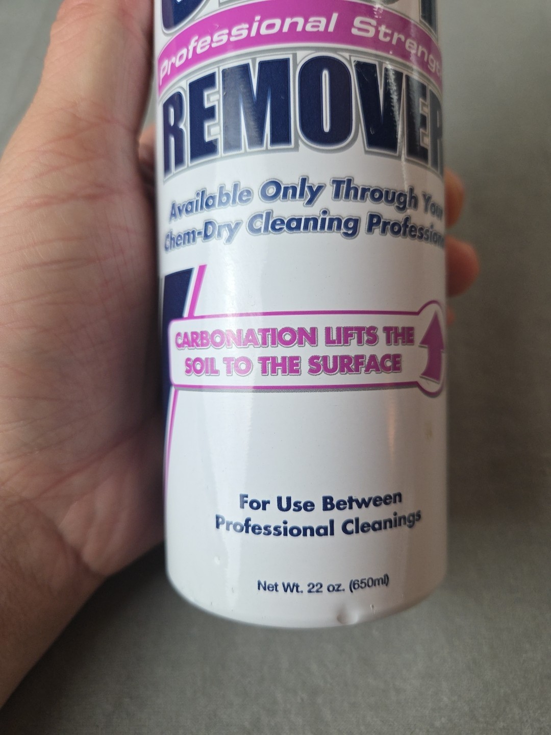 Chem Dry Professional Strength Spot Remover Concentrated 22 Oz New Old Stock