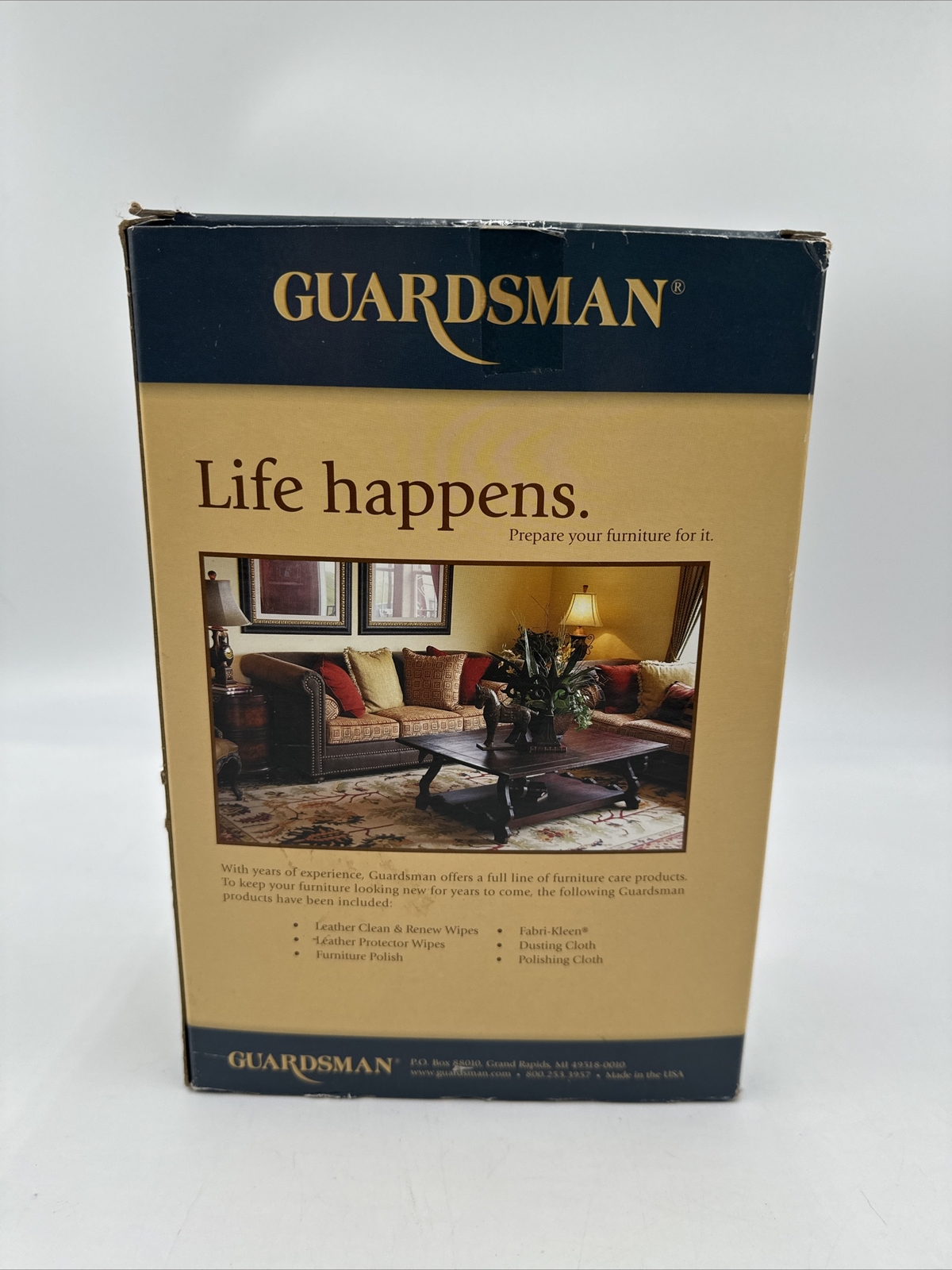 Guardsman Furniture Care Kit -Fabric, Wood, Leather- NEW/OB
