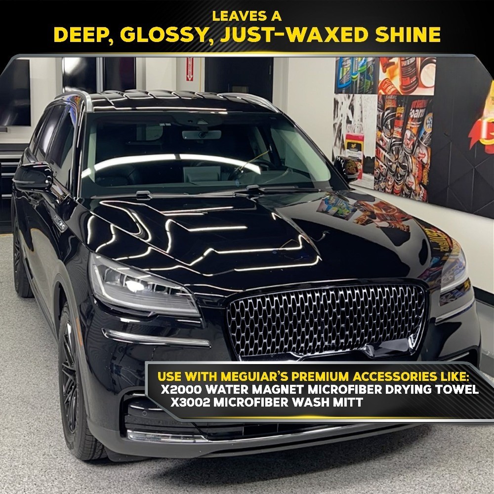 (2 pack)Ultimate Car Wash and Wax, Hybrid Glossy Shine and Protection, 48 fl oz.