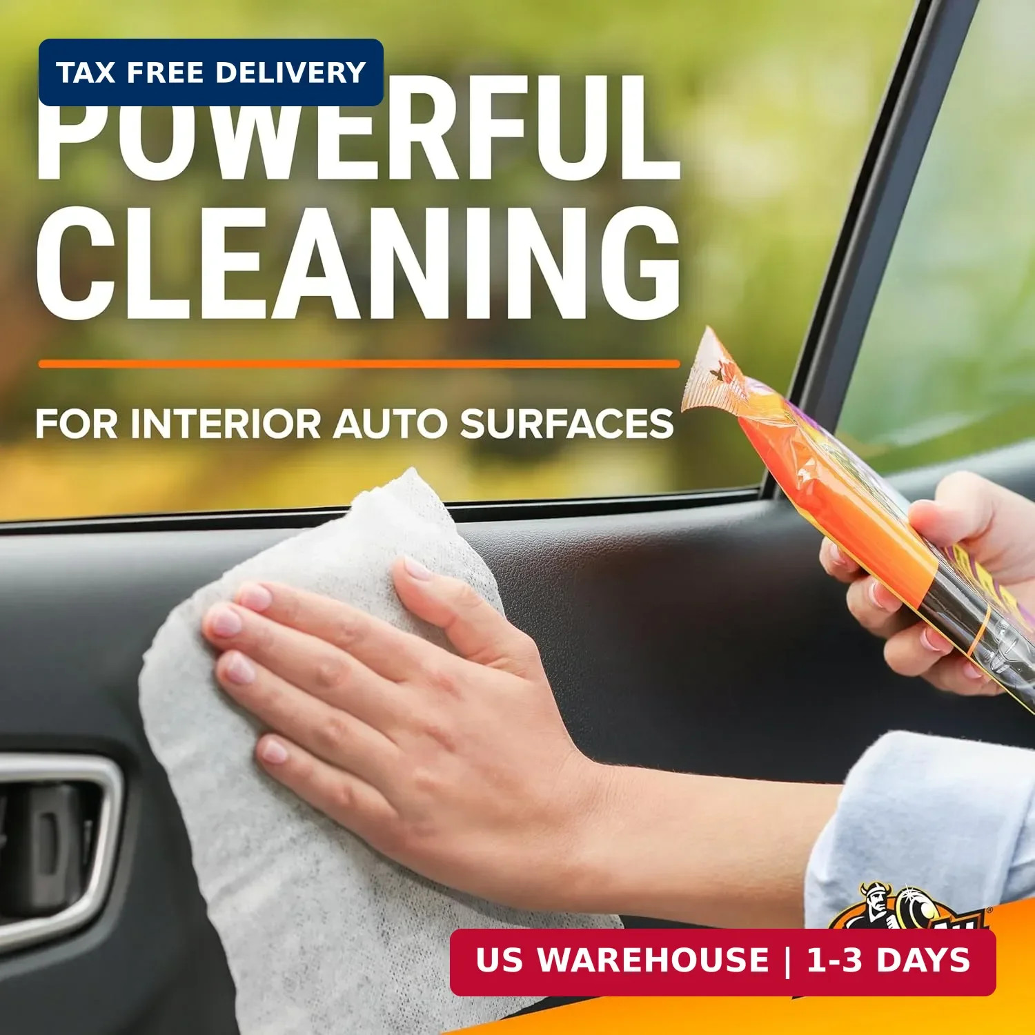Armor All Car Interior Cleaner Wipes, Interior Cleaning Wipes for Cars, Trucks,