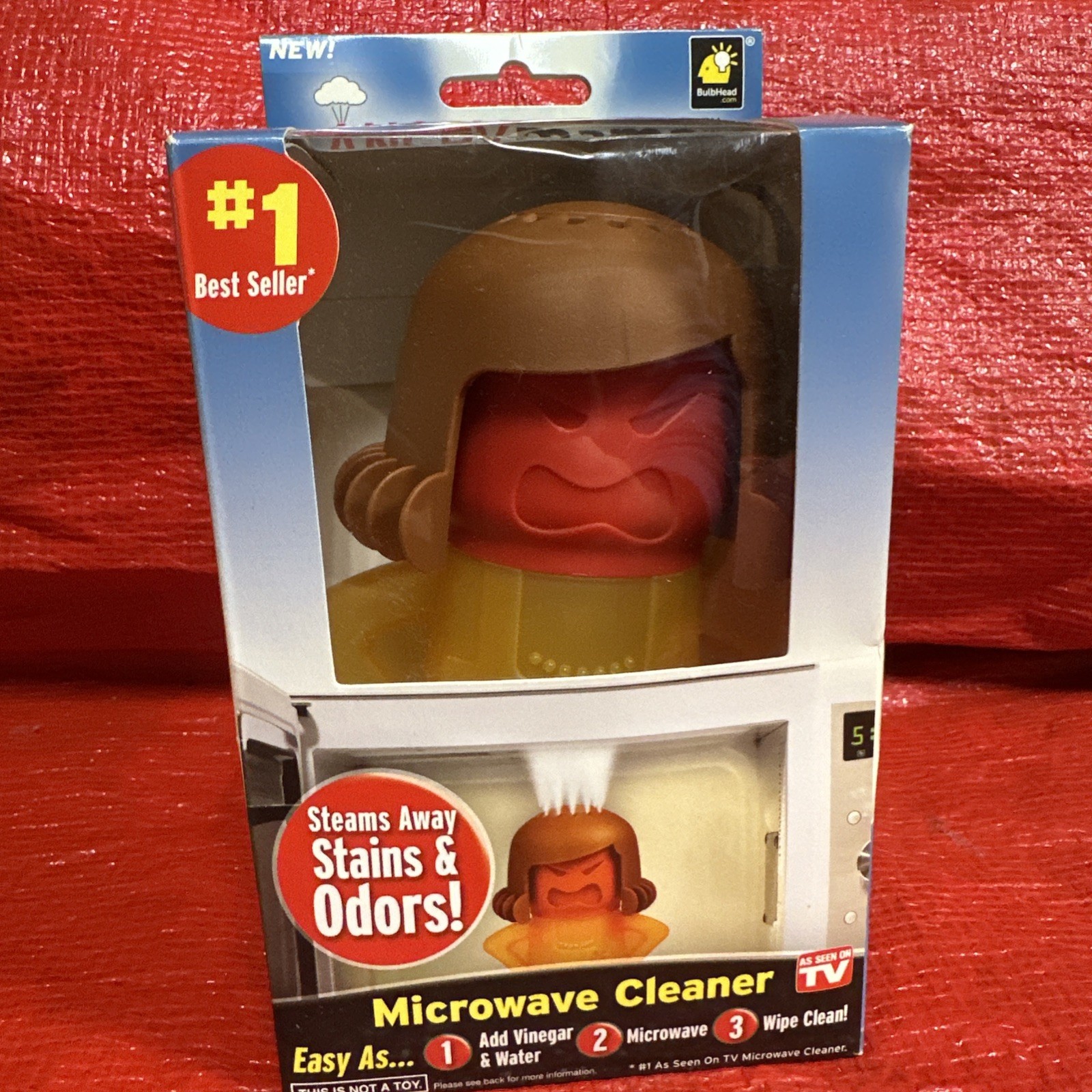 New Angry Mama Microwave Fast Steam Useful Newest Cleaner Cleaning Gadget 2015
