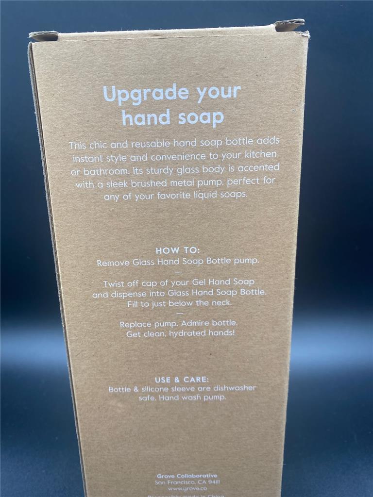 Grove Collaborative Cleaning Lot Glass Hand Soap Bottle Glass Cleaner Tub & Tile