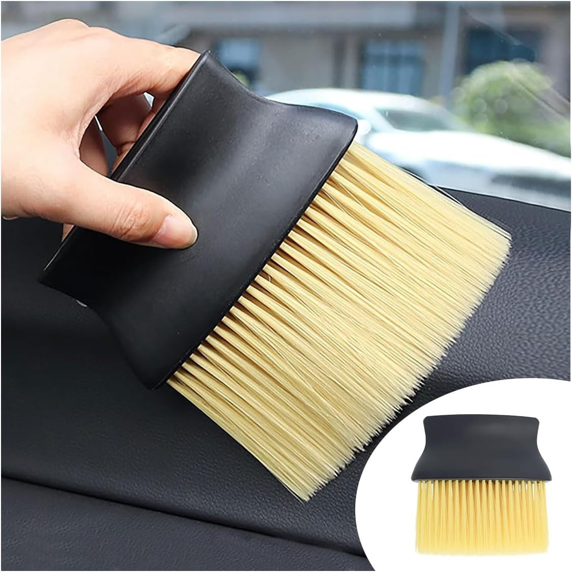 Auto Interior Dust Brush – Soft Bristles Car Duster Interior Household Cleaning