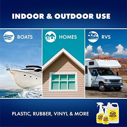 Mold Stain & Mildew Remover 32oz Spray Instant Stain Lift for Boat Home RV
