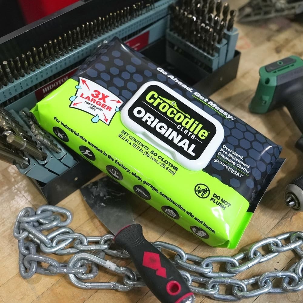 100 Count Multi-Surface Wipes, Heavy-Duty for Automotive and Industrial Use