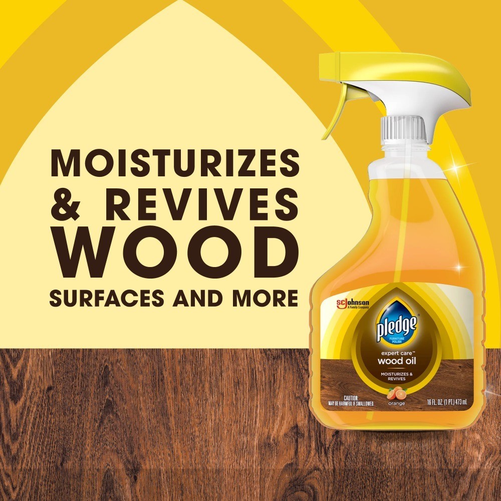 Wood Oil Treatment with Orange Scent, Conditioning Spray for Wood Surfaces,