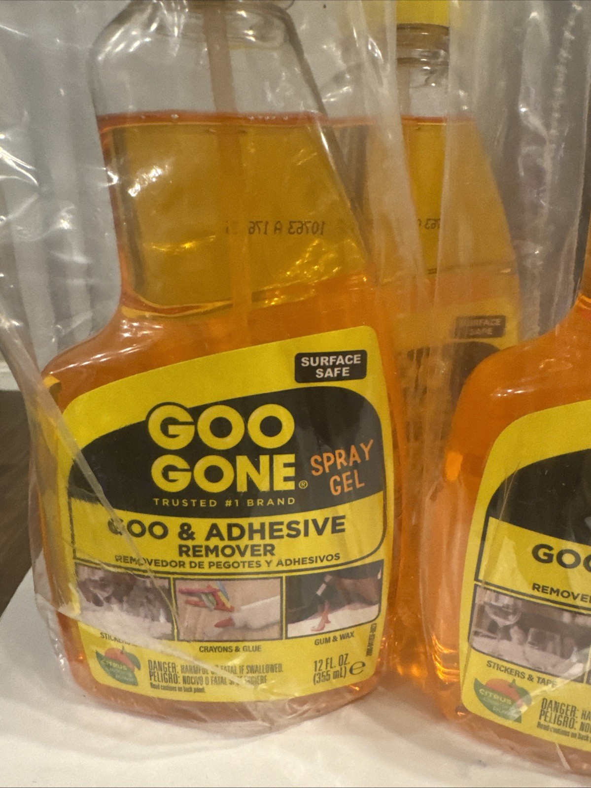 GOO GONE Original ADHESIVE Glue Gum Remover ~ Fresh Citrus 3pack