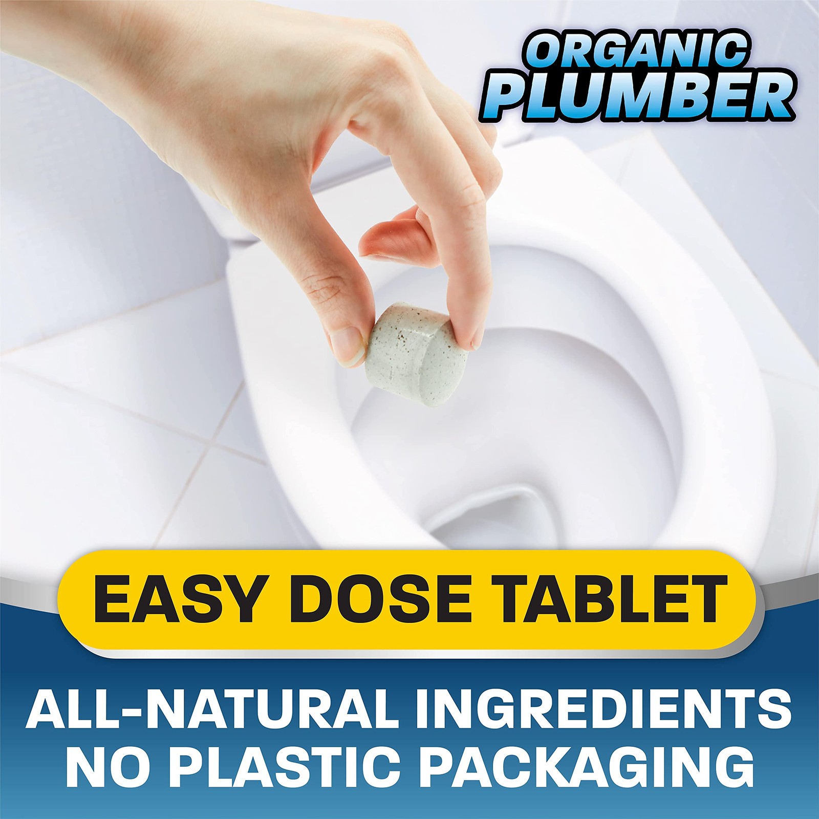 Septic Tank Cleaner Treatment, Bacteria x Natural Enzyme Flushable Bio Tabs, …