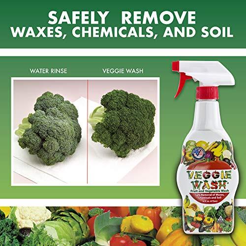 Veggie Wash Fruit and Vegetable Cleaner Gallon 128 Fl Oz Safe and Effective
