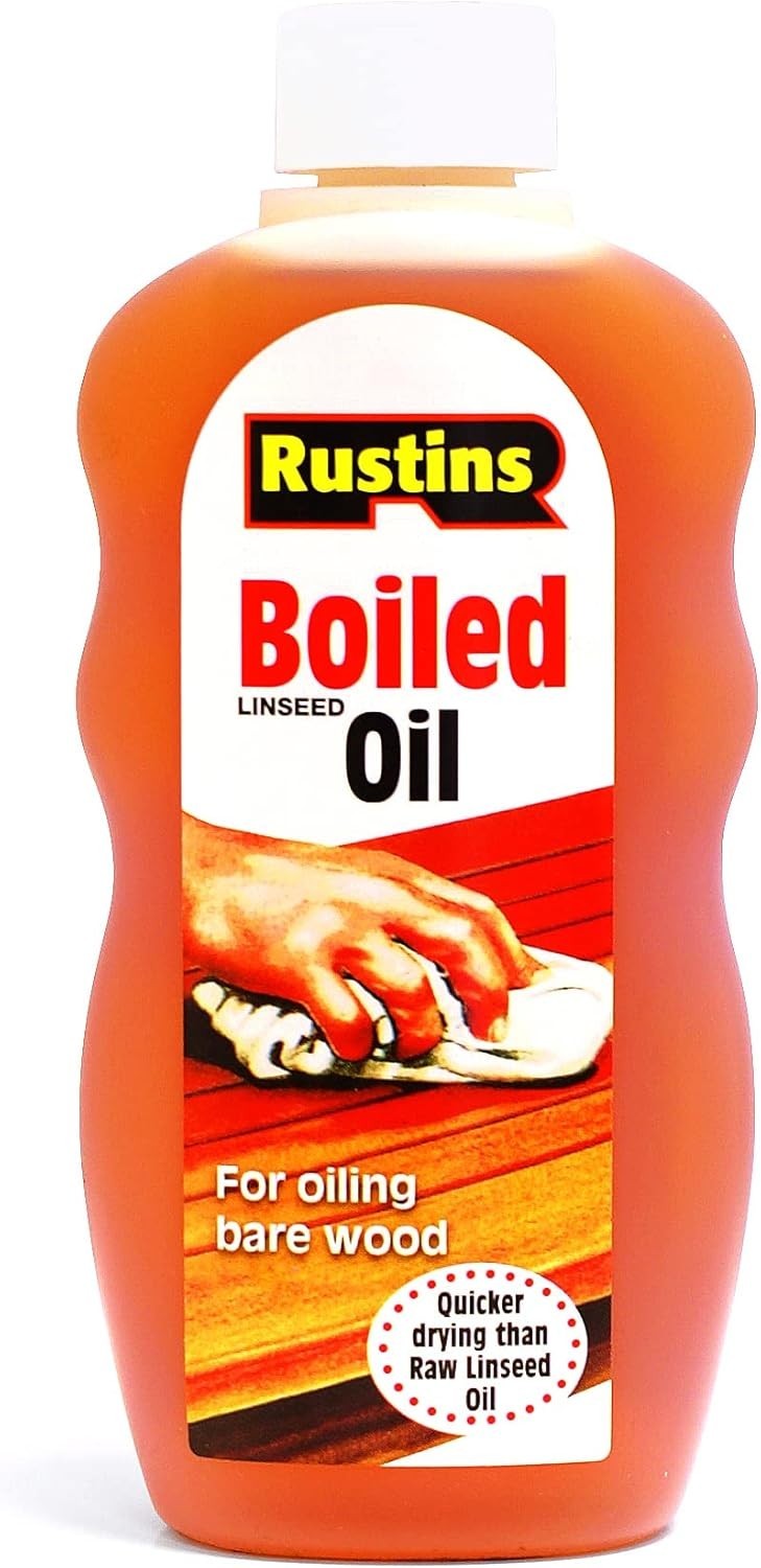 300ml Boiled Linseed Oil for Wood Finishing and Waterproofing