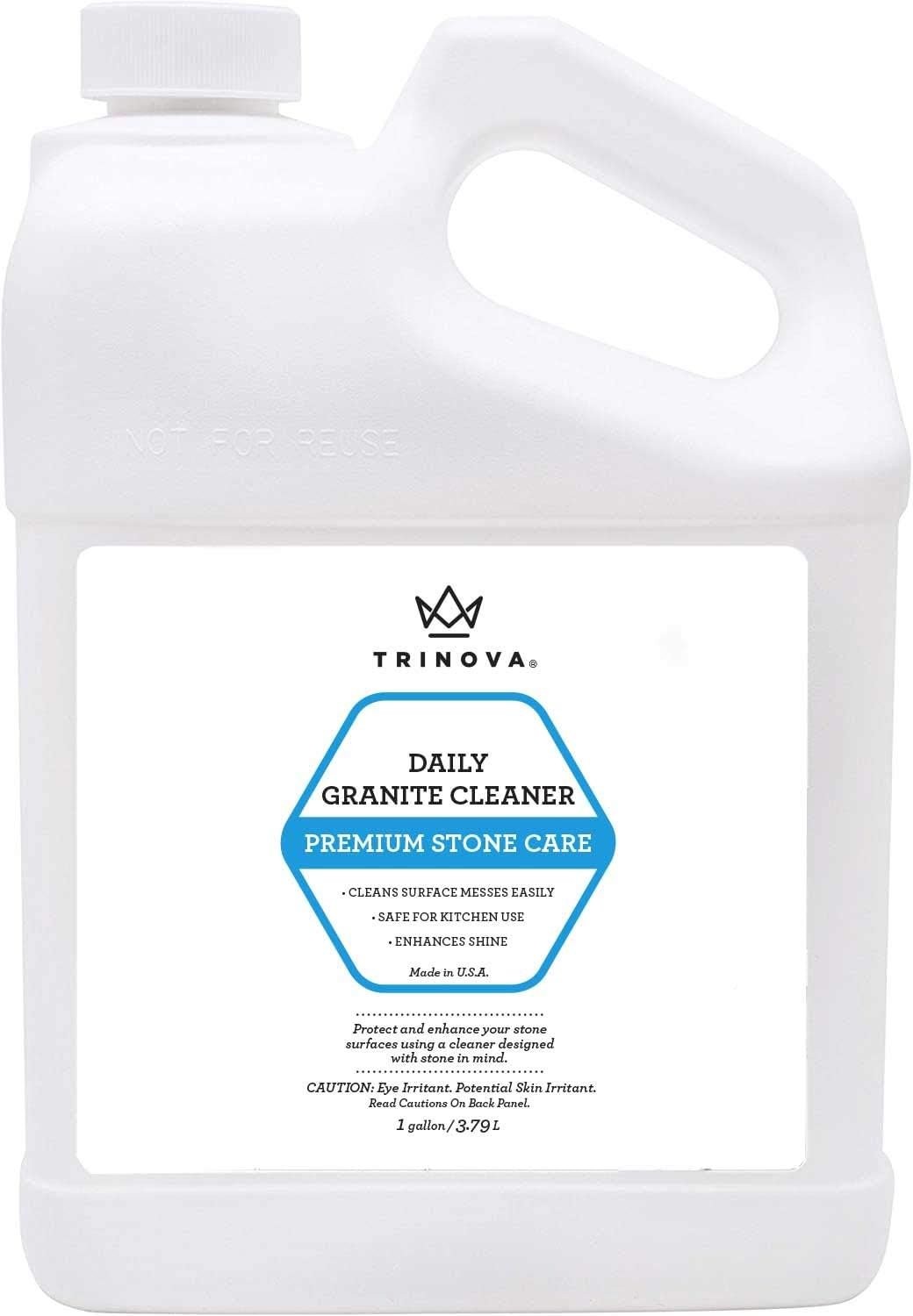 TriNova Granite Cleaner & Polish Gallon Refill for Daily Use – Made in USA,…