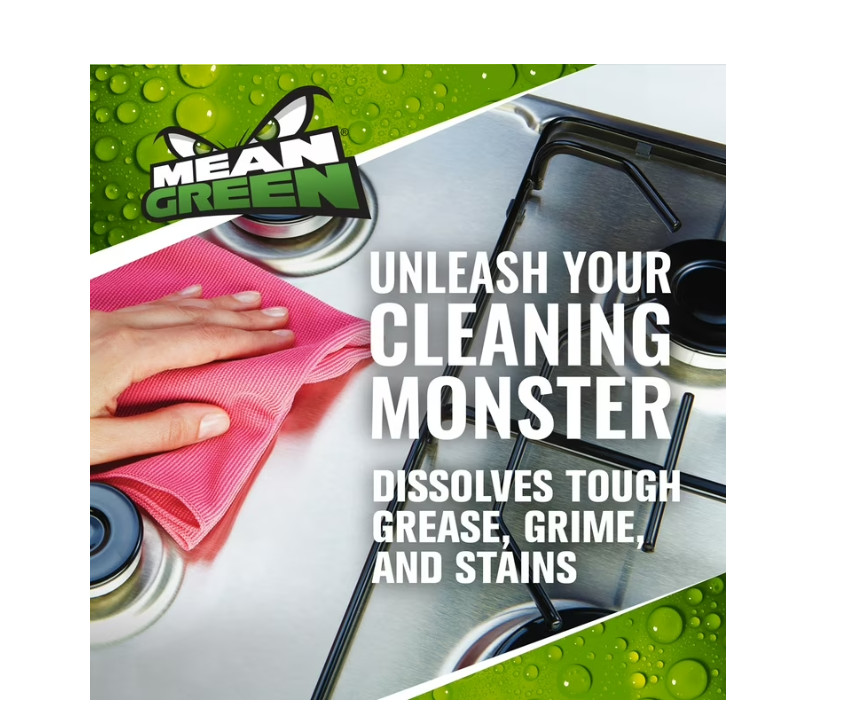 Mean Green Super Strength Cleaner & Degreaser Concentrated Formula, 1 gal, 2pack