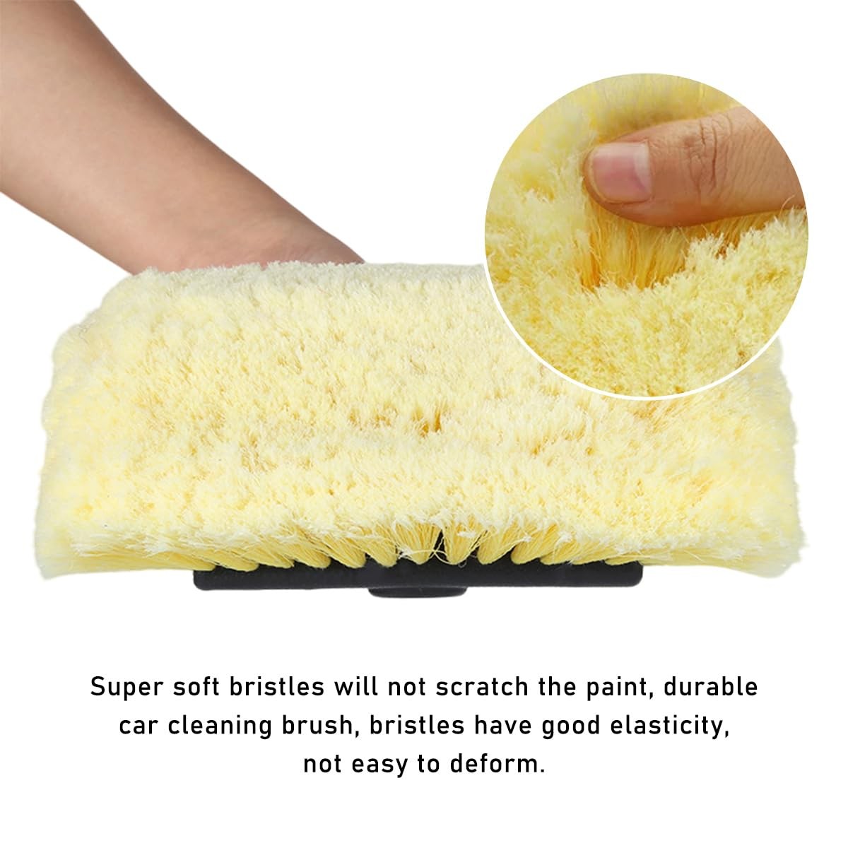 10 Inch Car Wash Brush Head Flow Thru Car Cleaning Brush Exterior Car Wash