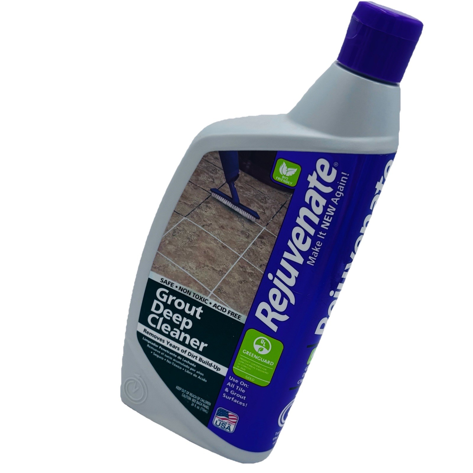 Rejuvenate Grout Deep Cleaner 24 Fl oz Liquid New Unopened No Scent Non-toxic