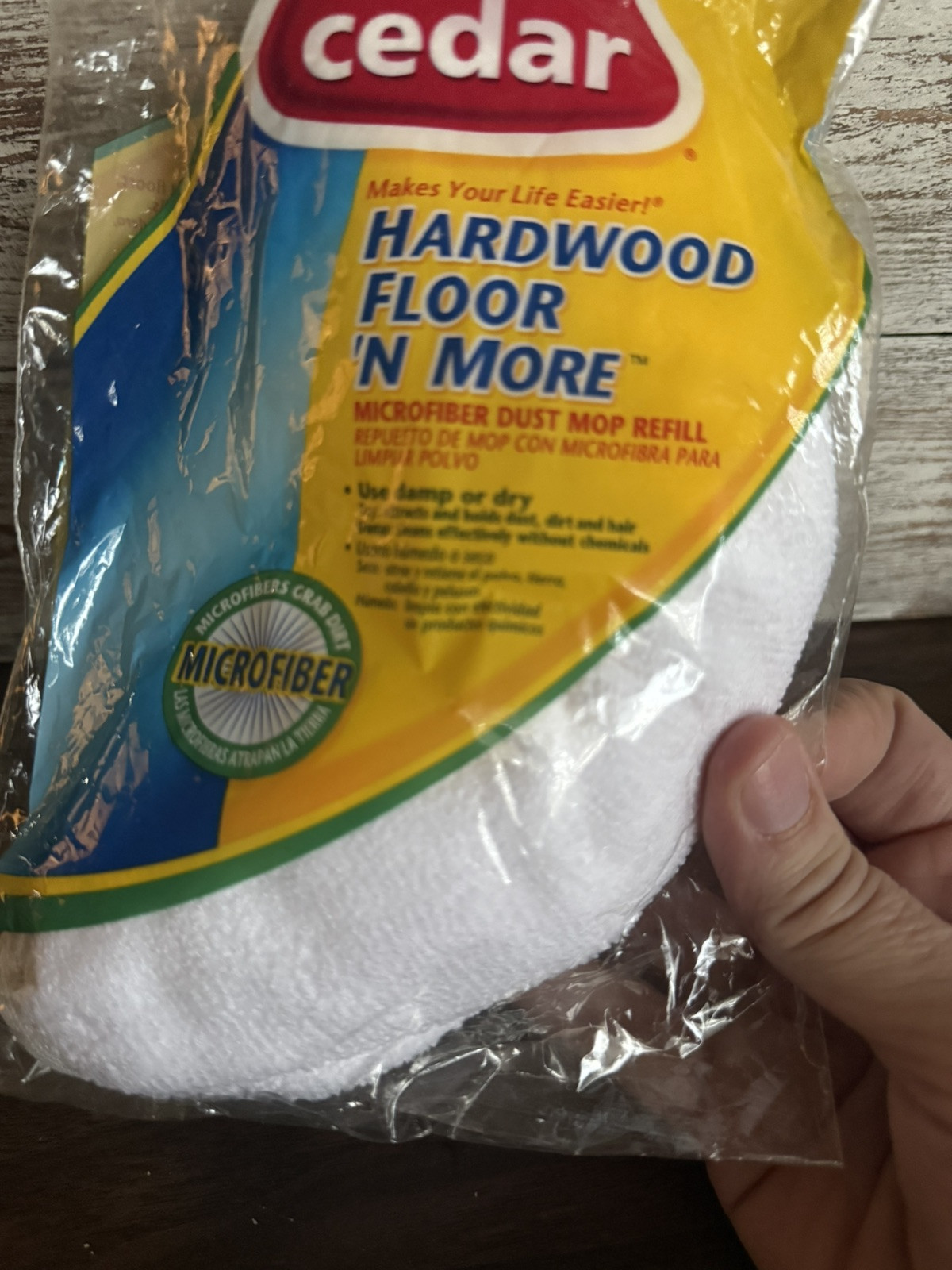 O-Cedar Floor ‘N More Microfiber Mop Refill 1 Pack NEW!