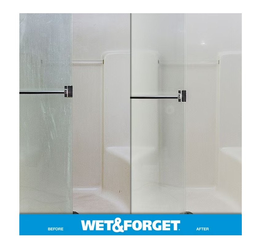 Wet & Forget Shower Cleaner Requires No Scrubbing, Vanilla, 64 Ounce (Pack of 1)