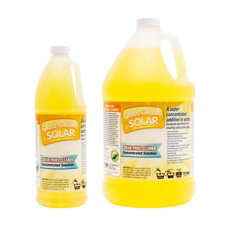 Titan Glass Gleam Solar – Professional Solar Panel Cleaning Concentrate