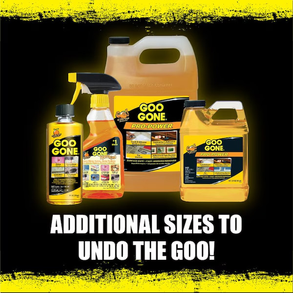 Goo Gone 2085 Citrus Adhesive Remover, Orange, 1 gal, Jug