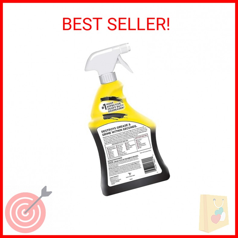 Easy-Off Heavy Duty Degreaser Cleaner Spray, Kitchen Degreaser, 32 Oz