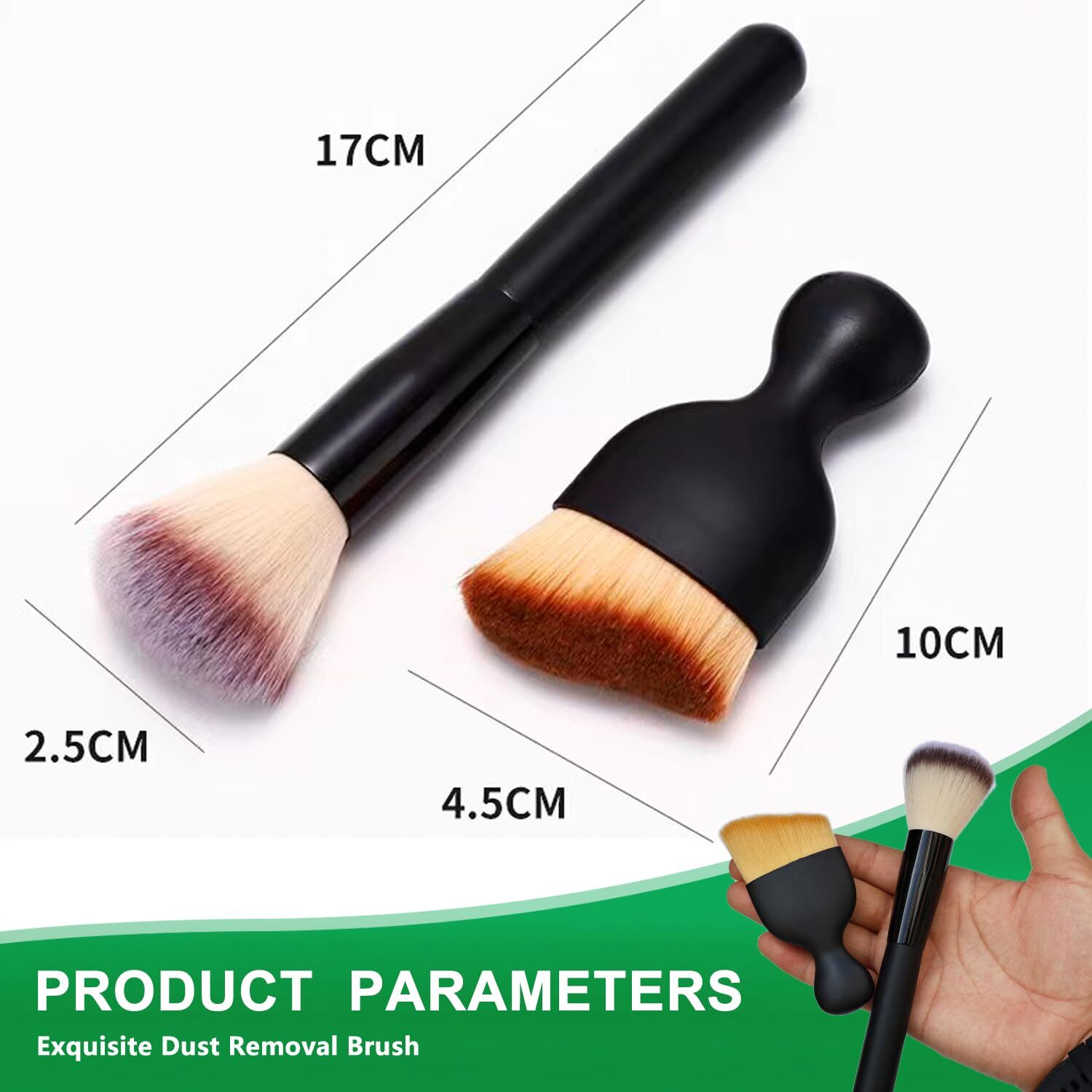 3 Pack Microfiber Duster Small Dust Brushes Soft Fibers Efficient Dust Removal