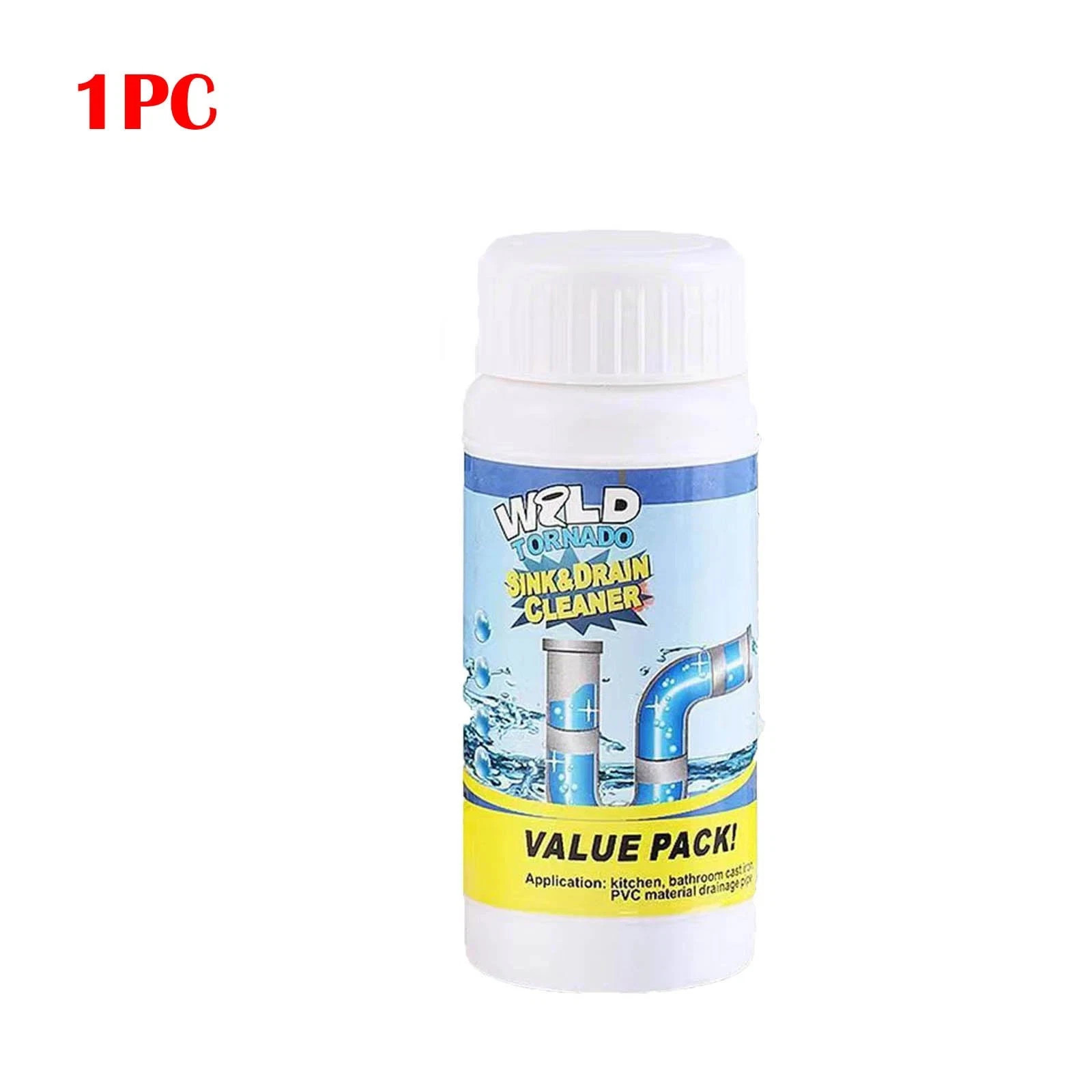 1/2/3PCS Wild Sink and Drain Cleaner,Wild Tornado Sink And Drain Cleaner