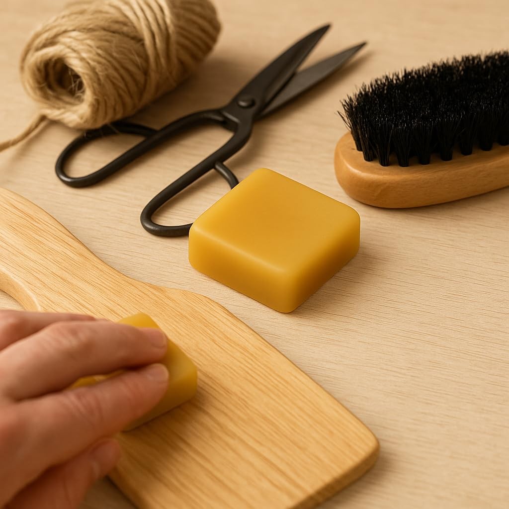 Pure Beeswax Blocks – USA Made, Beekeeper Bar Crafted – Natural Beeswax for C…