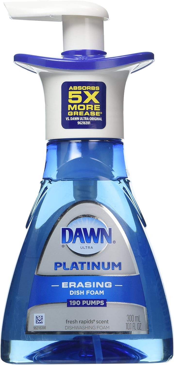 Ultra Platinum Foam Dishwashing Foam Fresh Rapids Scent 10.1 Fl Oz…