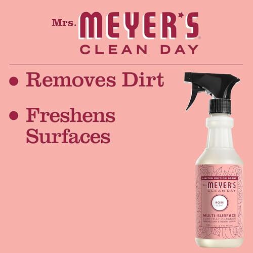 Mrs Meyers Clean Day Rose Multi Surface Cleaner Pack of 3 16 Fl Oz