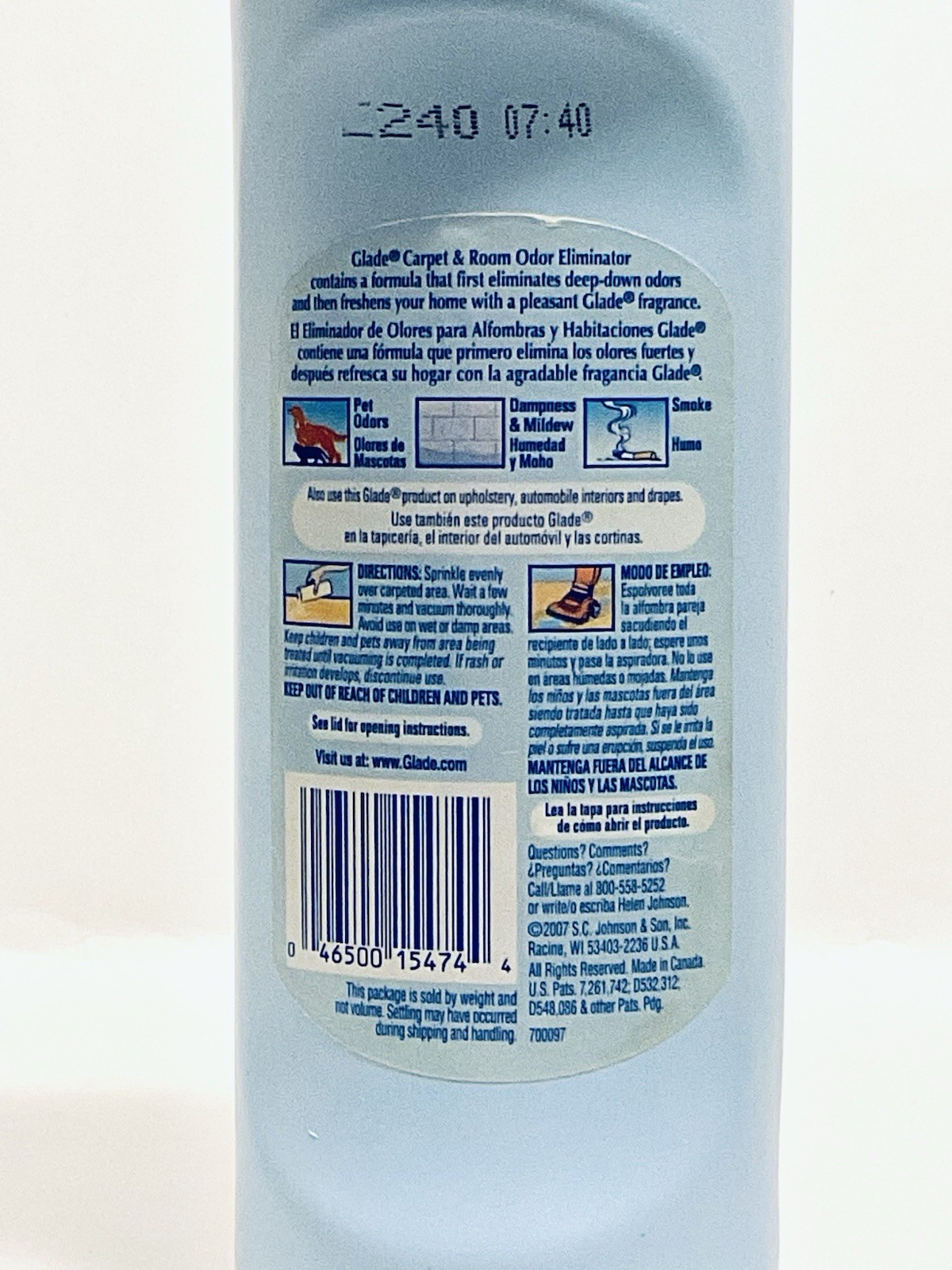 GLADE CARPET & ROOM ODOR ELIMINATOR CLEAN LINEN 32 OZ SC JOHNSON