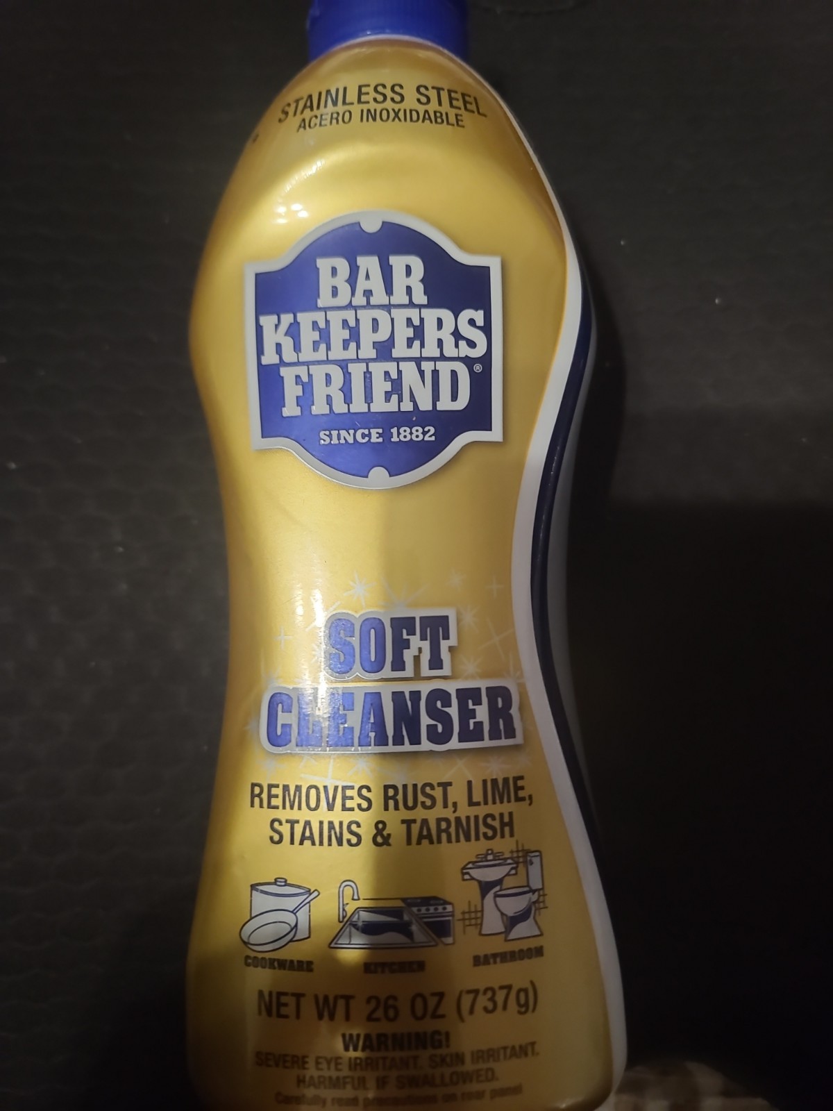 Bar Keepers Friend Soft Cleaner Premixed Formula, Citrus, 26 Ounce
