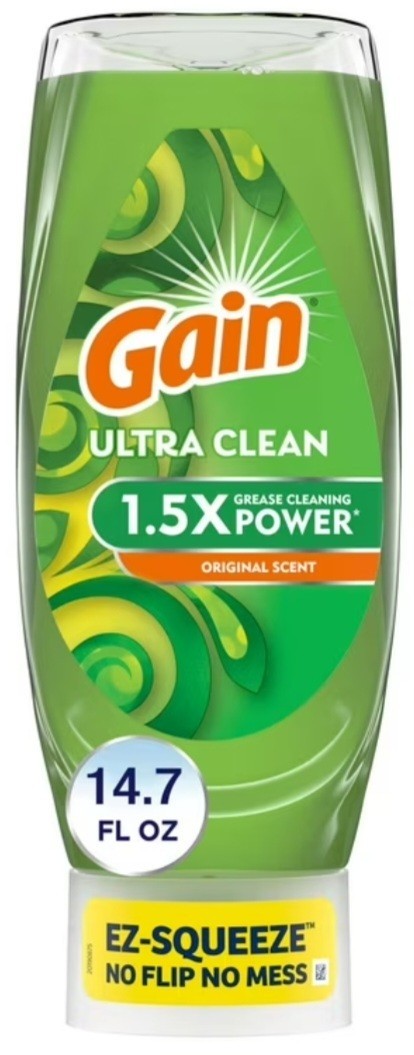 Gain Ez Squeeze Dishwashing Liquid 2 Pack