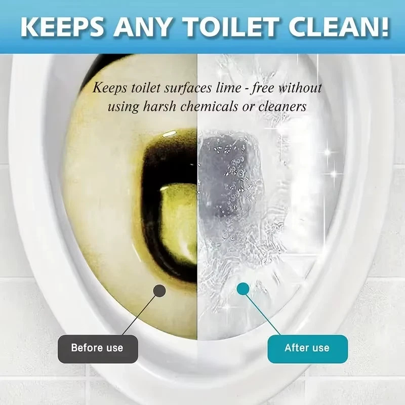 Magnetic Toilet Bowl Tank Cleaner Chemical Free Long Lasting Easy to Use
