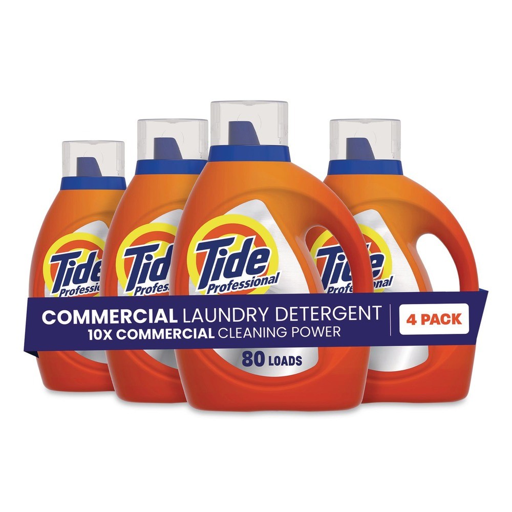 Tide Professional 80782106 Commercial HE Liquid Laundry Detergent (4/Carton) New