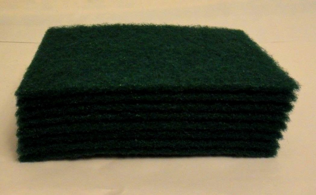 8 count package (NEW) medium duty scrubber / scouring pads