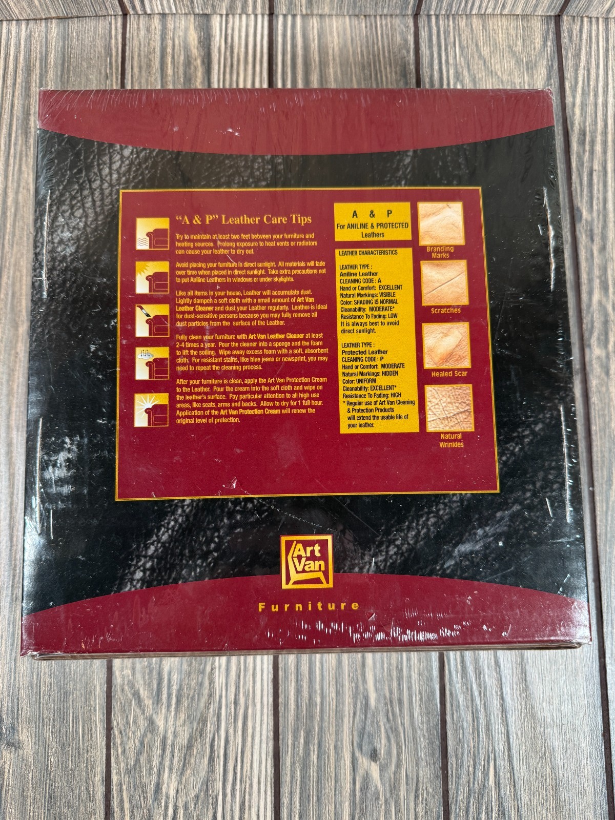 Art Van Leather Protection & Cleaning Kit