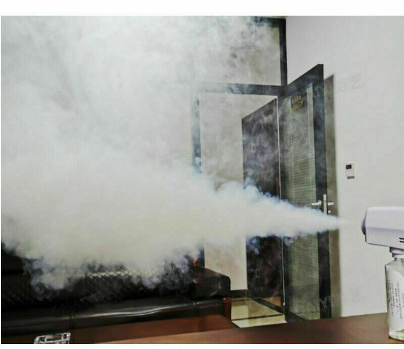 Handheld 1200W Nano Sprayer Disinfection, Mist Fog Smoke Machine Sanitization