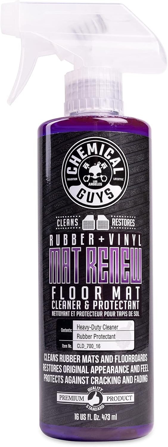 Chemical Guys Mat Renew Rubber and Vinyl Floor Mat Cleaner and Protectant – Clea