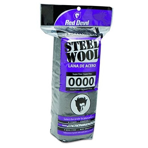 0310 Steel Wool, 0000 (Pack of 16) 16 Pads 0000 Super Fine