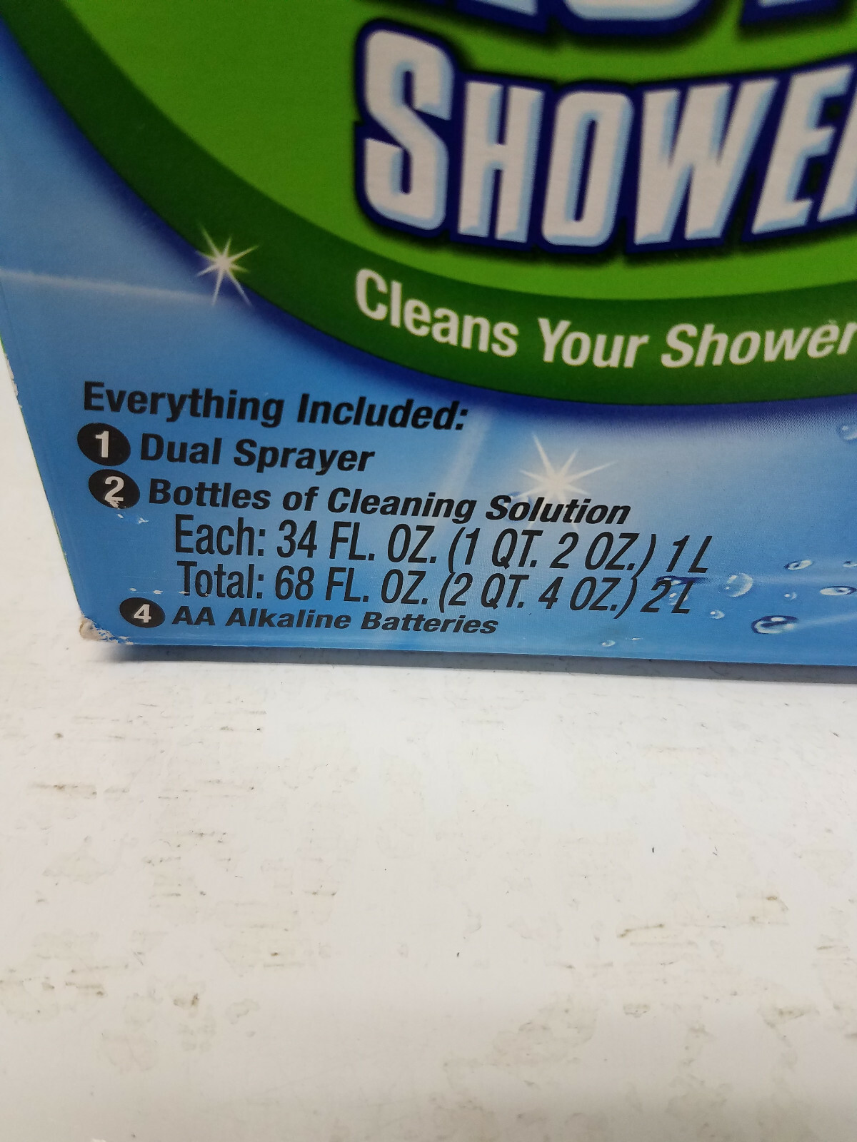 Scrubbing Bubbles Automatic Shower Cleaner Kit Sprayer w/2 Refills New
