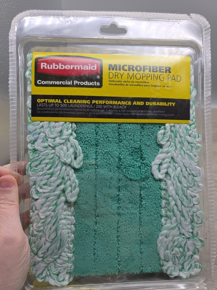 RUBBERMAID Microfiber Dust Mopping Pad #FGQ40820GR00