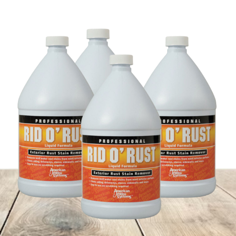 American Hydro Systems Rid O’ Rust 1 gal Liquid Rust Stain Remover (Pack of 4)
