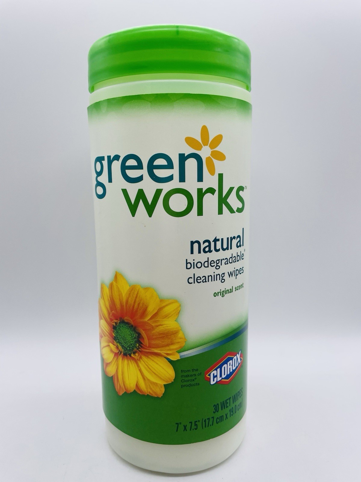 Green Works Multi-surface Cleaner, Biodegradable Wipes 30 Count Original Scent