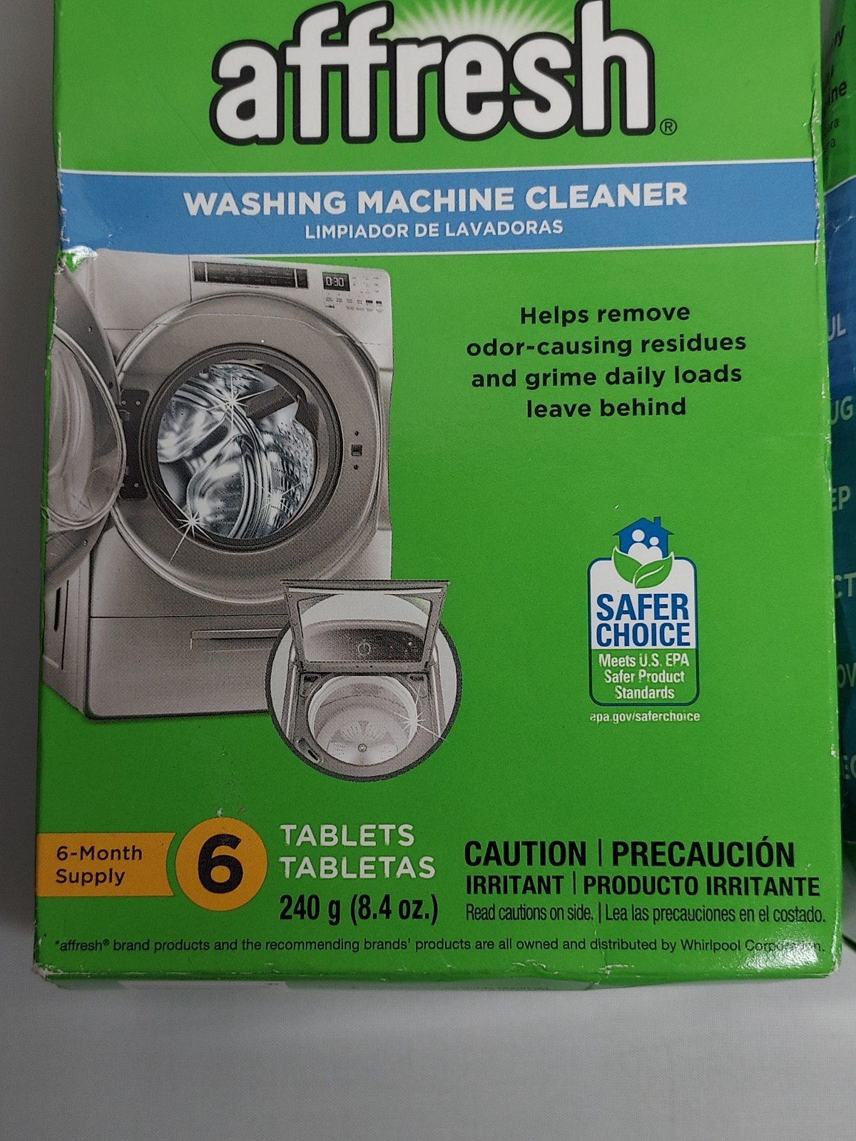 2 Boxes Affresh Washing Machine Cleaner W10501250 Value Pack – 12 Tablets