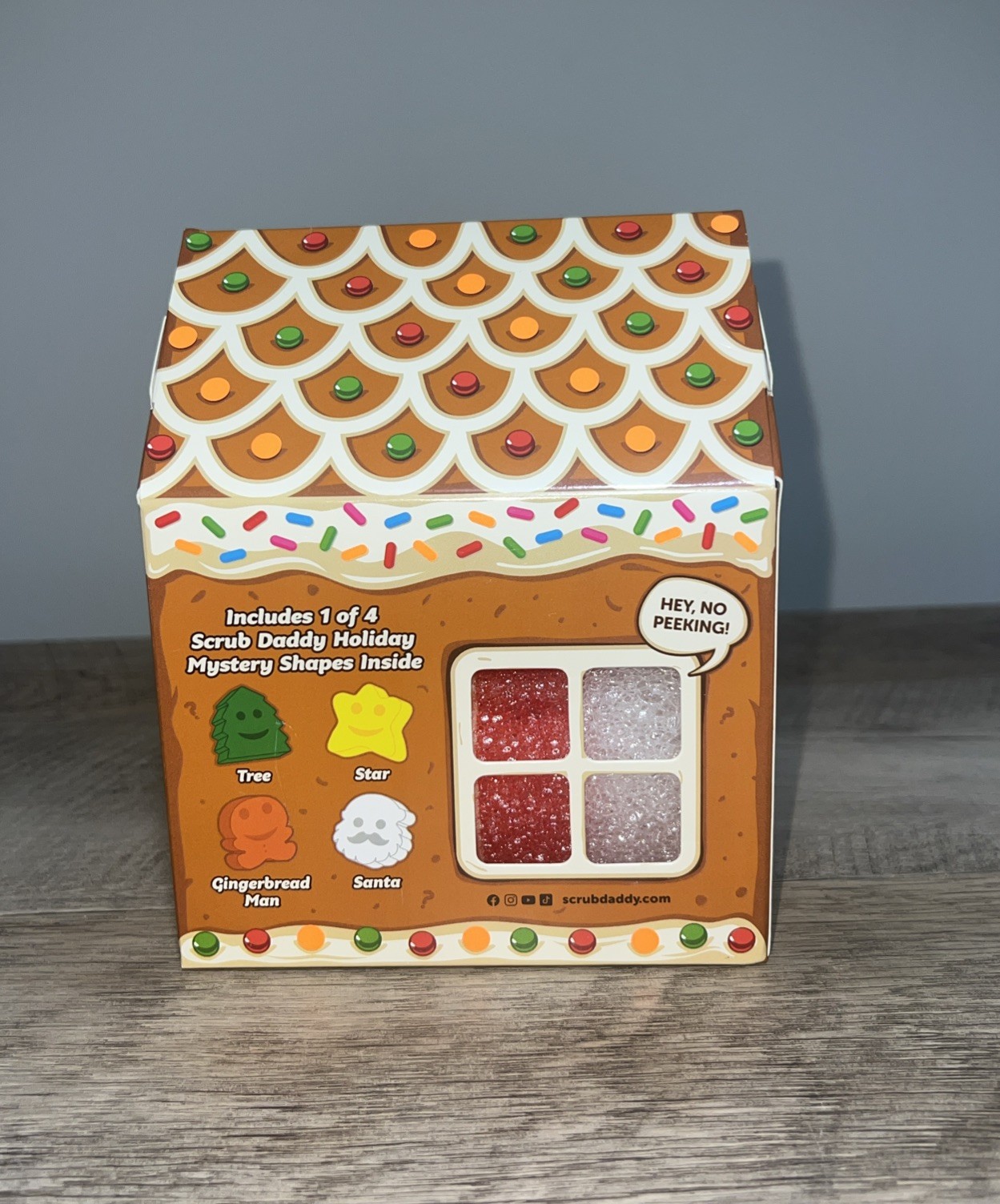 Scrub Daddy Special Edition Holiday 3 Pack Gingerbread House w/Mystery Scrub New